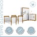 Quarto de Bebê Completo Gêmeos 5 Portas 6 Gavetas 100% Mdf Amadeirado/Branco - Tigus