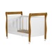 Quarto de Bebê Completo Gêmeos 5 Portas 6 Gavetas 100% Mdf Amadeirado/Branco - Tigus