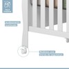 Quarto de Bebê Completo Lipe 5 Portas 7 Gavetas 100% Mdf Branco - Tigus