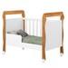 Quarto de Bebê Completo Lipe 5 Portas 7 Gavetas 100% Mdf Amadeirado/Branco - Tigus