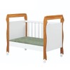 Quarto de Bebê Completo Lipe 5 Portas 7 Gavetas 100% Mdf Amadeirado/Branco - Tigus