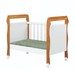 Quarto de Bebê Completo Lipe 5 Portas 7 Gavetas 100% Mdf Amadeirado/Branco - Tigus