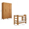 Quarto Infantil Completo Théo 4 Portas 3 Gavetas 100% Mdf Amadeirado - Tigus