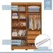 Quarto Infantil Completo Théo 4 Portas 3 Gavetas 100% Mdf Amadeirado - Tigus