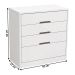 Cômoda 4 Gavetas Dormitório Gold S824 Branco Brilho - Kappesberg