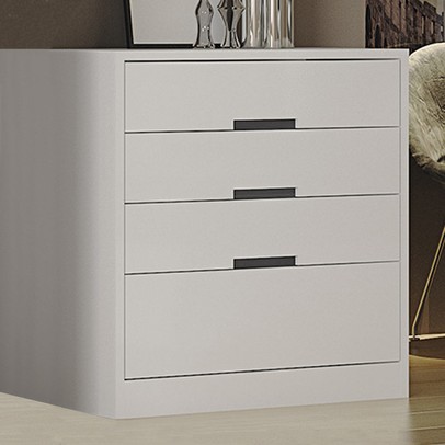 Cômoda 4 Gavetas Dormitório Gold S824 Branco Brilho - Kappesberg
