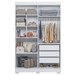 Quarto Infantil Completo Théo 4 Portas 3 Gavetas 100% Mdf Branco - Tigus