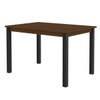 Mesa de Madeira 4 Lugares Monaco Preto/Freijo - Art Panta