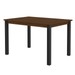 Mesa de Madeira 4 Lugares Monaco Preto/Freijo - Art Panta