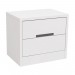 Mesa de Cabeceira 2 Gavetas Dormitório Gold S822 Branco Brilho - Kappesberg