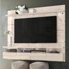 Painel para TV Até 60 Polegadas Lana 2 Portas 1 Prateleira com Led Calacata/Off White - Madetec