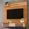 Painel para TV Até 55 Polegadas Sublime 2 Portas 1 Prateleira Cinamomo/Off White - Madetec