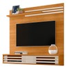 Painel para TV Até 55 Polegadas Sublime 2 Portas 1 Prateleira Cinamomo/Off White - Madetec