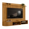 Painel para TV Até 75 Polegadas Imola 1 Porta 2 Prateleiras Ripado Cumaru - Madetec