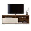 Rack para TV Até 65 Polegadas Cross 2 Portas Cedro/Off White - Madetec