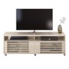 Rack para TV Até 65 Polegadas Cross 2 Portas Calacata/Off White - Madetec