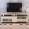 Rack para TV Até 65 Polegadas Cross 2 Portas Calacata/Off White - Madetec
