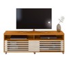 Rack para TV Até 65 Polegadas Cross 2 Portas Cinamomo/Off White - Madetec