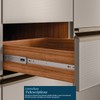 Cozinha Completa Proença 7 Portas 7 Gavetas com Vidro Dp2705rf Nogueira/Nude Prime Tx - Demóbile
