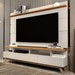 Rack com Painel para TV Até 72 Polegadas Hera 3 Gavetas Off White/Nature - Pnr Móveis