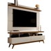 Rack com Painel para TV Até 70 Polegadas Galahad 2 Gavetas Off White/Freijó - Pnr Móveis