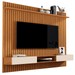 Painel para TV Até 70 Polegadas Morfeu Ripado 2 Portas 1 Prateleira Nature/Off White 689 - Pnr Móveis