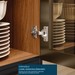 Cozinha Completa Proença 12 Portas 9 Gavetas com Vidro Dp3701mf Nogueira/Carbono Prime Tx - Demóbile