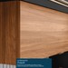 Cozinha Completa Proença 12 Portas 9 Gavetas com Vidro Dp3701mf Nogueira/Carbono Prime Tx - Demóbile