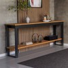 Aparador 1 Gaveta 1 Prateleira 100% Mdf F47 Freijó/Preto Fosco - Pradel