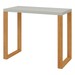 Mesa Escrivaninha Industrial 100% Mdf Off White/Freijó F11 - Pradel