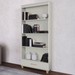 Estante para Livros 1 Gaveta 3 Prateleiras 100% Mdf Off White/Gold C57 - Pradel