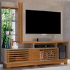 Estante para TV Até 60 Polegadas Stock Plus 2 Portas 2 Prateleiras Fendi/Naturale - Pnr Móveis