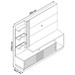 Estante para TV Até 60 Polegadas Stock Plus 2 Portas Cinamomo/Off White - Pnr Móveis