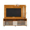Estante para TV Até 65 Polegadas Stock 2 Portas com Led Cinamomo/Off White - Pnr Móveis