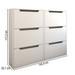 Sapateira 6 Portas para 24 Pares Sapato Branco - Panorama Móveis