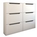 Sapateira 6 Portas para 24 Pares Sapato Branco - Panorama Móveis
