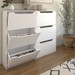 Sapateira 6 Portas para 24 Pares Sapato Branco - Panorama Móveis