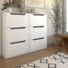 Sapateira 6 Portas para 24 Pares Sapato Branco - Panorama Móveis