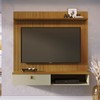 Painel para TV Até 55 Polegadas Titan 1 Porta Cumaru/Opala - Pnr Móveis
