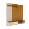 Painel para TV Até 65 Polegadas Bronco 1 Porta Cinamomo/Off White - Pnr Móveis