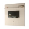 Painel para TV Até 75 Polegadas Majestic 1 Prateleira Off White - Pnr Móveis