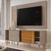Rack com Painel para TV Até 65 Polegadas Argo 2 Prateleiras Fendi/Naturale - Pnr Móveis