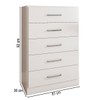 Cômoda Angra 5 Gavetas Branco - Panorama Móveis