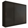 Guarda-Roupa Casal Harvard 3 Portas 2 Gavetas 100% Mdf Preto - Panorama Móveis