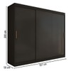 Guarda-Roupa Casal Harvard 3 Portas 2 Gavetas 100% Mdf Preto - Panorama Móveis