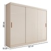 Guarda-Roupa Casal Harvard 3 Portas 2 Gavetas 100% Mdf Branco - Panorama Móveis