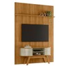Rack com Painel para TV Até 65 Polegadas 2 Portas 2 Prateleiras Cumaru/Opala - Madetec