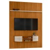 Painel para TV Até 65 Polegadas Monte Carlo 2 Portas 2 Prateleiras Cinamomo/Off White - Madetec