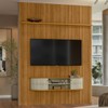 Painel para TV Até 65 Polegadas Monte Carlo 2 Portas 2 Prateleiras Cumaru/Opala - Madetec