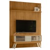 Rack com Painel para TV Até 65 Polegadas 2 Portas 2 Prateleiras Cumaru/Opala - Madetec
